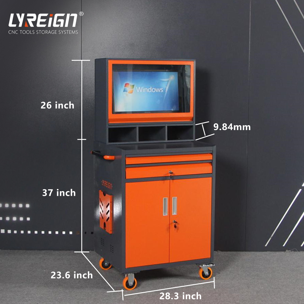 LFPC04W Steel computer cabinet 4S shop computer cabinet mobile computer cabinet